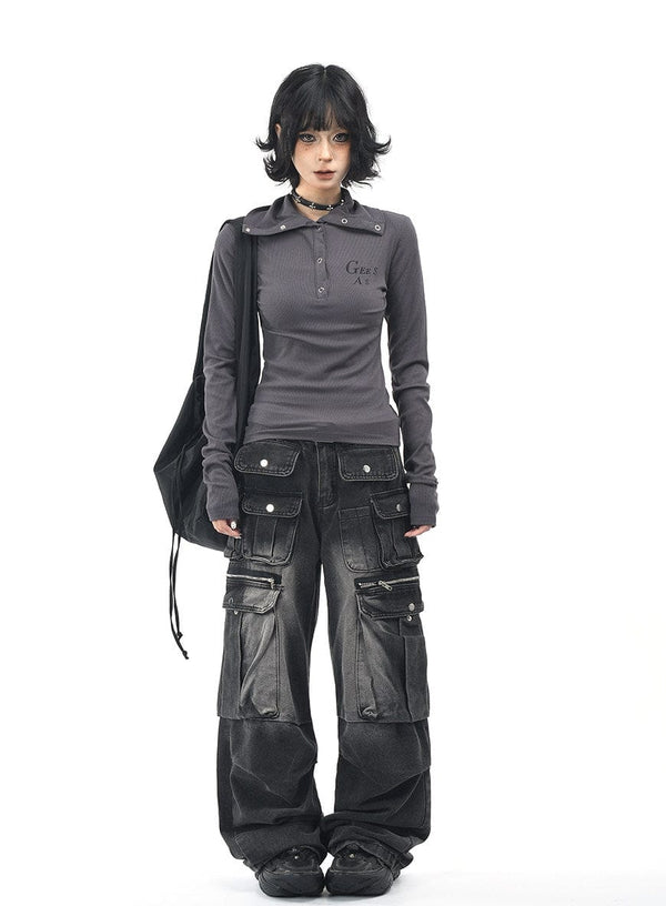 Slim Lapel "Hot Girl" Base Layer