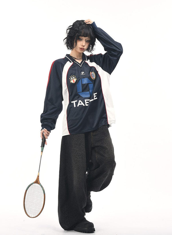 Vintage Raglan V-Neck Jersey