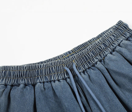 TALKLESSFASHION Paratrooper Wide Leg Jeans