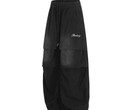TALKLESSFASHION Paratrooper Wide Leg Jeans