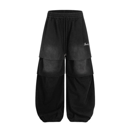 TALKLESSFASHION Paratrooper Wide Leg Jeans