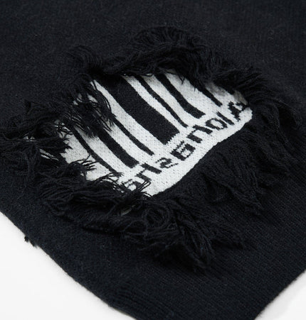 THETLSTUDIO Pentagram Fringe Knit Sweater