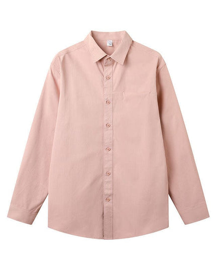 TALKLESSFASHION Pink / 2XL One Color Long Sleeve Shirt—1802