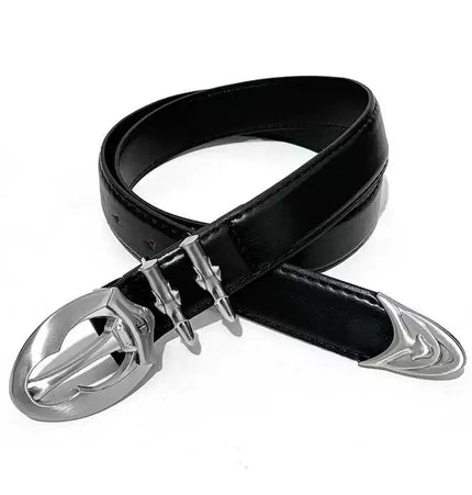 TALKLESSFASHION PU leather (length 107 DirectionoflightSpecial-shaped dragon claw buckle design sense niche belt trousers accessories men's belt trouser belt