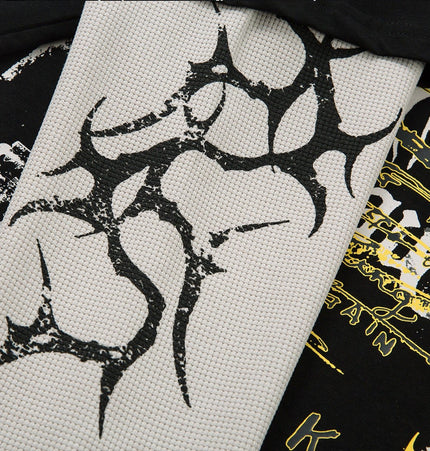 THETLSTUDIO Punk Retro Fake Two Long Sleeve Tee