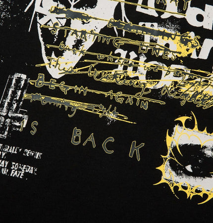 THETLSTUDIO Punk Retro Fake Two Long Sleeve Tee