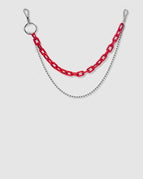 Red double chain (no scarf))