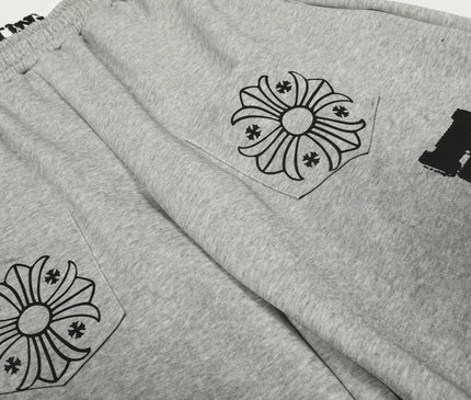 TALKLESSFASHION Retro Scimitar Cross Sweatpants