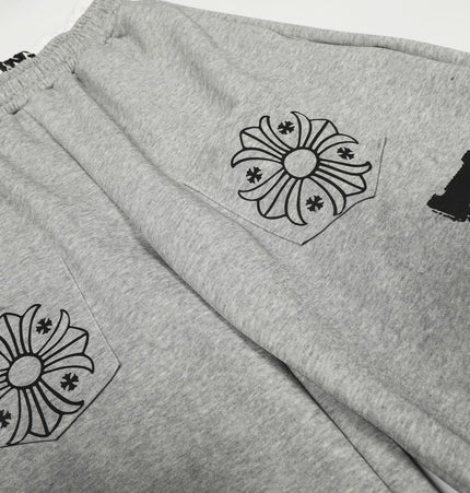 TALKLESSFASHION Retro Scimitar Cross Sweatpants