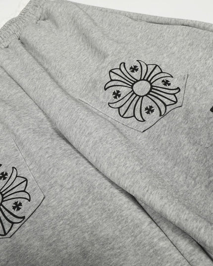 TALKLESSFASHION Retro Scimitar Cross Sweatpants