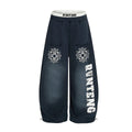 TALKLESSFASHION Retro Scimitar Cross Sweatpants