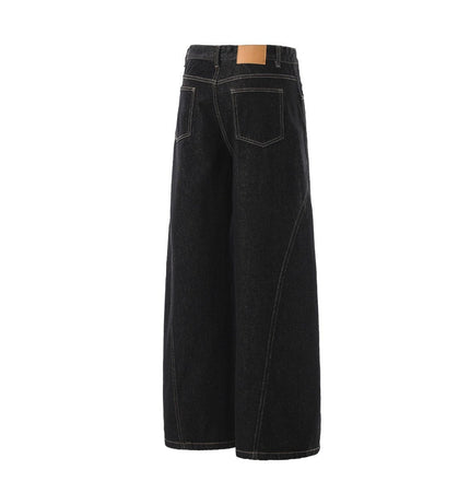 THETLSTUDIO Retro Scimitar Wide-Leg Denim
