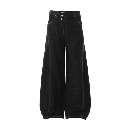 THETLSTUDIO Retro Scimitar Wide-Leg Denim