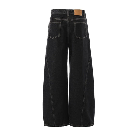 THETLSTUDIO Retro Scimitar Wide-Leg Denim