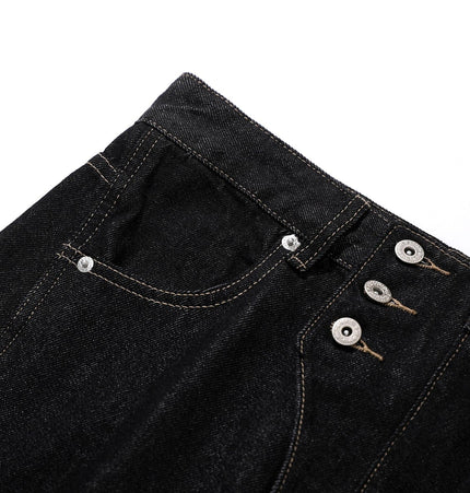THETLSTUDIO Retro Scimitar Wide-Leg Denim