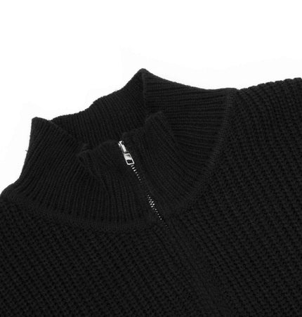 TALKLESSFASHION Retro Simple Versatile Loose Sweater Cardigan
