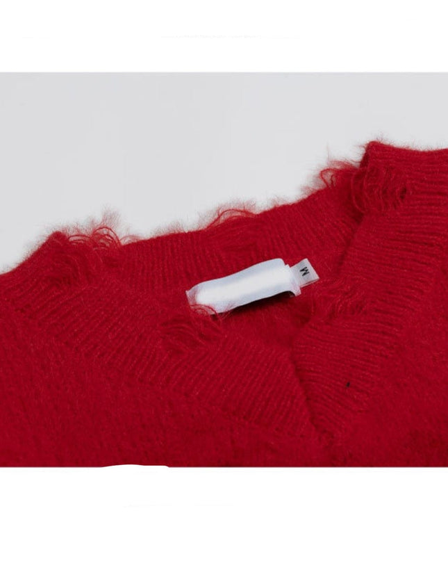 TALKLESSFASHION Retro Sleeping Cat Sweater—1811