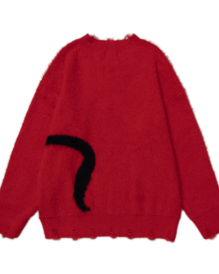 TALKLESSFASHION Retro Sleeping Cat Sweater—1811