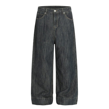 TALKLESSFASHION Retro Urban Denim Trousers