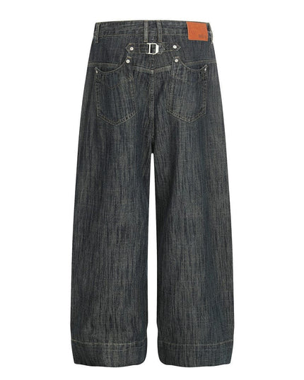 TALKLESSFASHION Retro Urban Denim Trousers