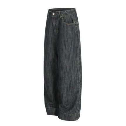 TALKLESSFASHION Retro Urban Denim Trousers