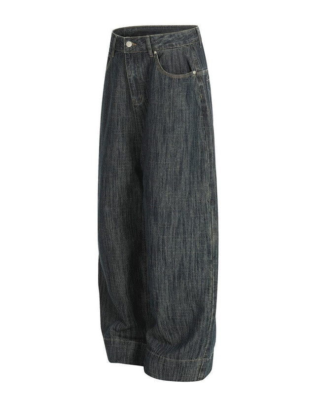 TALKLESSFASHION Retro Urban Denim Trousers