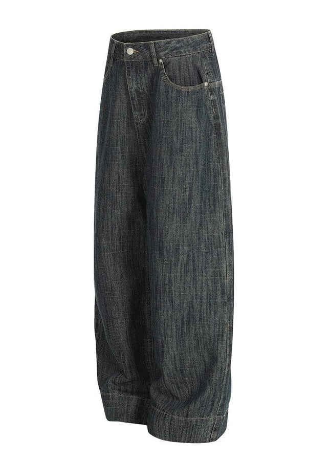TALKLESSFASHION Retro Urban Denim Trousers