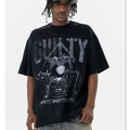 TALKLESSFASHION Retro vintage street Printing T-Shirt —- 7091