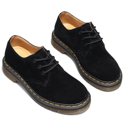 TALKLESSFASHION Reverse velvet 1461 low-top small leather shoes, women's leather, British style plus-size boots, round-toed men's casual workwear, Martin shoes