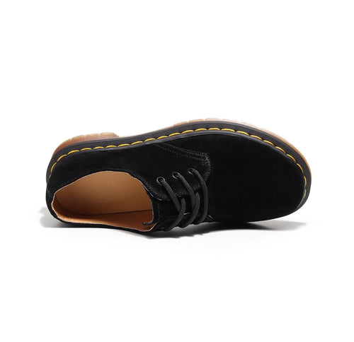 THETLSTUDIO Reverse velvet 1461 low-top small leather shoes, women's leather, British style plus-size boots, round-toed men's casual workwear, Martin shoes