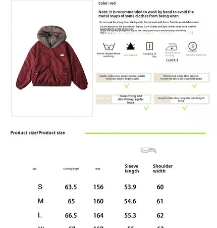 TALKLESSFASHION Reversible Suede Faux Fur Jacket