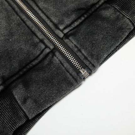 TALKLESSFASHION Ringed Echo Hoodie Jacket