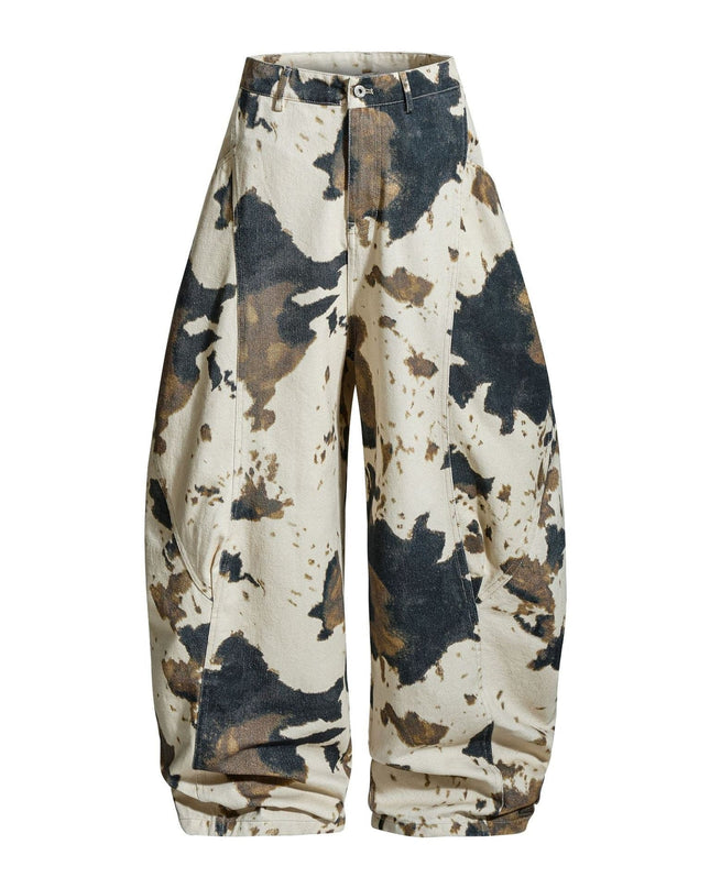 TALKLESSFASHION S / apricot TALKLESSFASHION: Urban Edge Loose Slacks