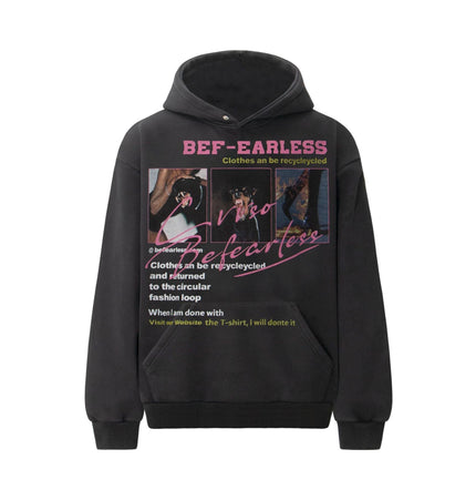 THETLSTUDIO S / black 2021 American retro trend heavy composite washed character print design men's hooded loose hooded sweatshirt