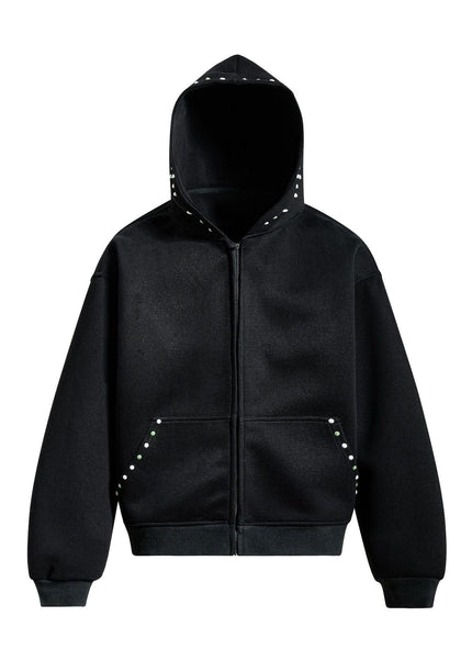 THETLSTUDIO S / black EON 26 spring new spot American street trend simple and versatile loose hooded sweatshirt jacket for men