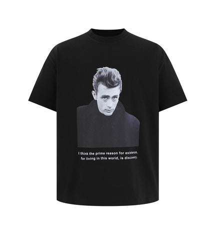 THETLSTUDIO S / black EON 26 summer new spot American street trendy street monogram loose short sleeve T-shirt for men