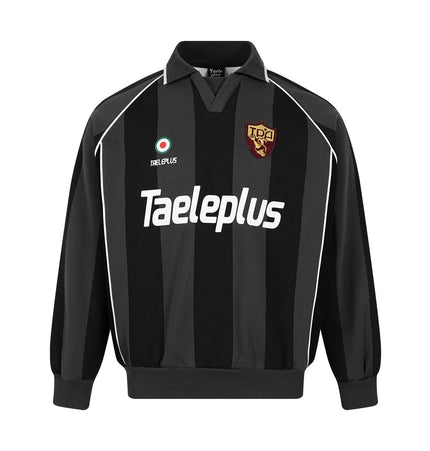 THETLSTUDIO S / black Jiayiku Men's 2026 New American Jersey Striped Sporty Polo Shirt Lapel Sweatshirt Football Training Uniform