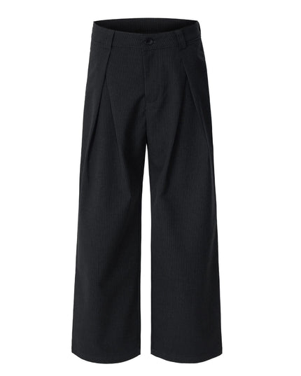 TALKLESSFASHION S / black Simple and Versatile Suit Pants