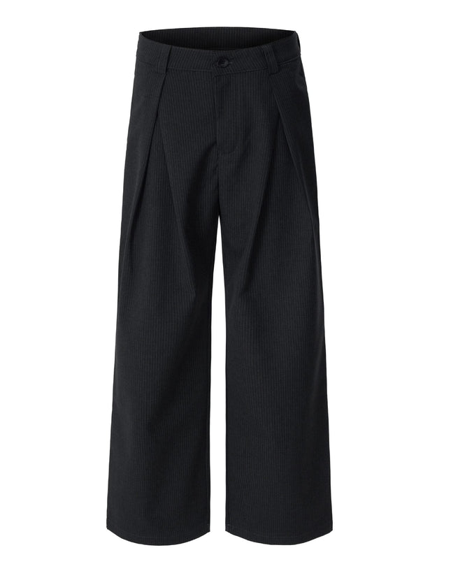 TALKLESSFASHION S / black Simple and Versatile Suit Pants