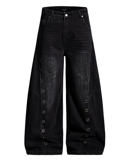 TALKLESSFASHION S / black TALKLESSFASHION: High Street Chic Denim Jeans