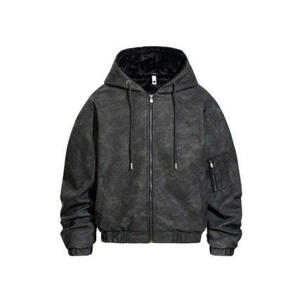 TALKLESSFASHION S / black Urban Edge Hooded Jacket