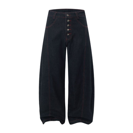 TALKLESSFASHION S / black Vintage Edge Scimitar Denim jeans