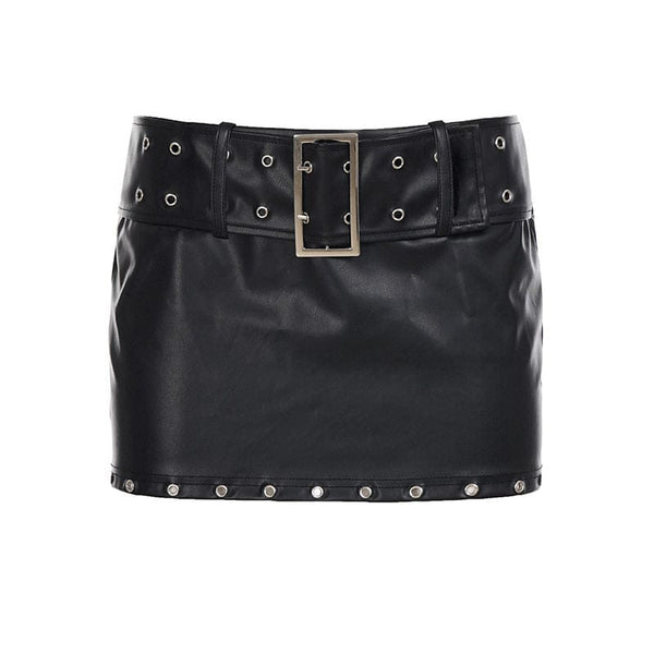Subculture Punk Corn Strap Skirt