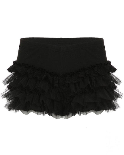 TALKLESSFASHION S / black VOstudio Subculture Spice Lace Lace Cake Skirt Female Dark Sexy High Waist A-Line Panty Skirt
