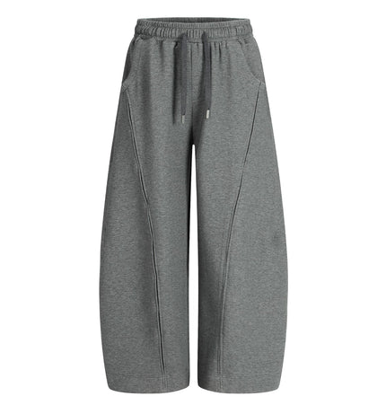TALKLESSFASHION S / Dark gray Retro Paratrooper Scimitar Slacks