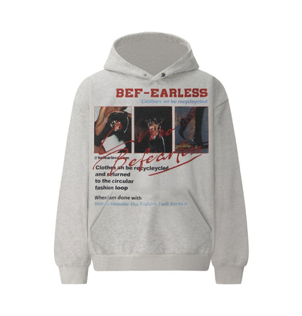 THETLSTUDIO S / flecking gray 2021 American retro trend heavy composite washed character print design men's hooded loose hooded sweatshirt