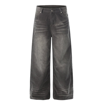 TALKLESSFASHION S / gray EON 26 spring new spot American street trendy high street personality casual corduroy trousers men