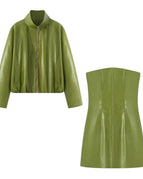 Green suit set