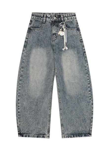 THETLSTUDIO S / Light blue High Street Three-Bar Scimitar Jeans
