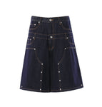 S / Navy blue